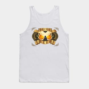 DRINK BEER - THE BEST PRODUCT -Drink beer Cheers-Vintage Beer shirt-Cheers with beer-Cheers beer Tank Top